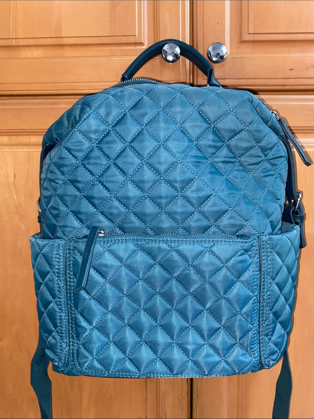 Tommy Bahama Quilted Teal Women's Backpack Tote